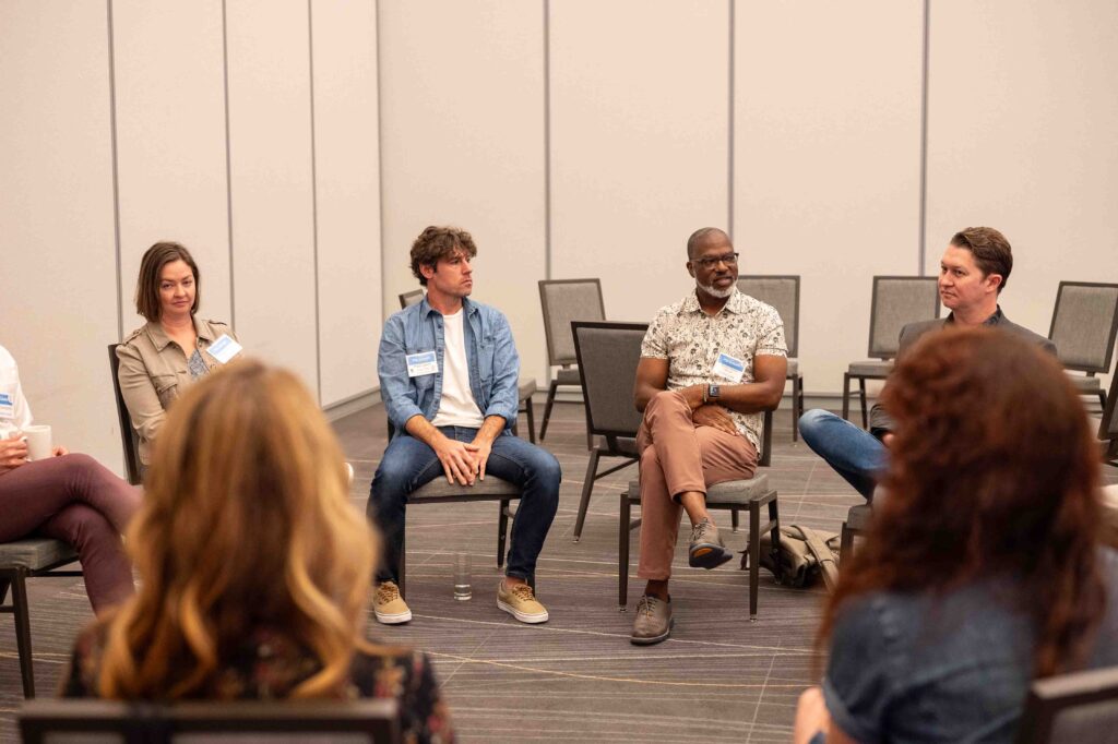 photo of people in workshop session