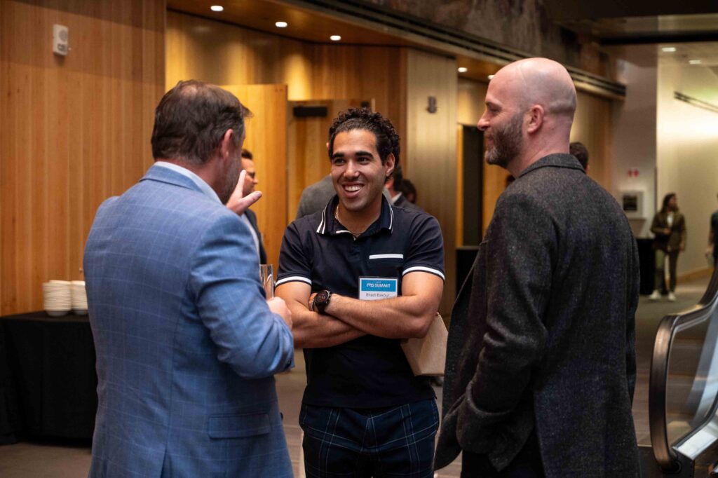 photo of group of men in conversation